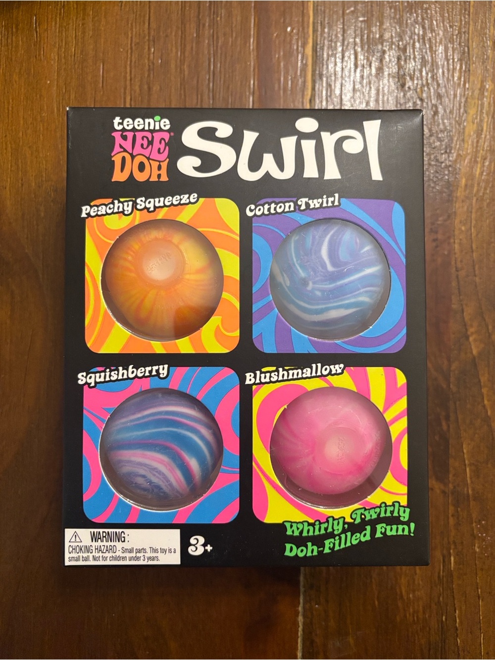 Teenie Nee Doh Swirl Cubes - 4 pack B3G1 Free